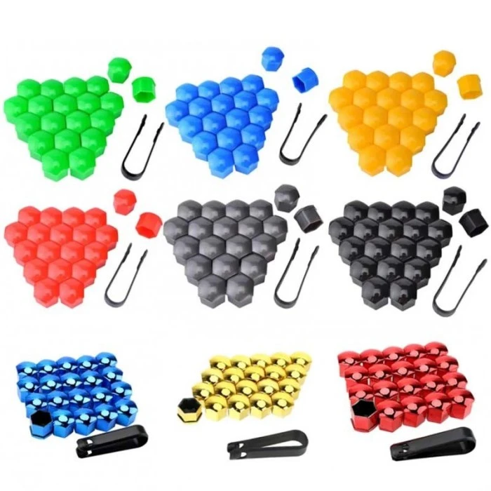17/19/21mm Colorful Wheel Nut Cover