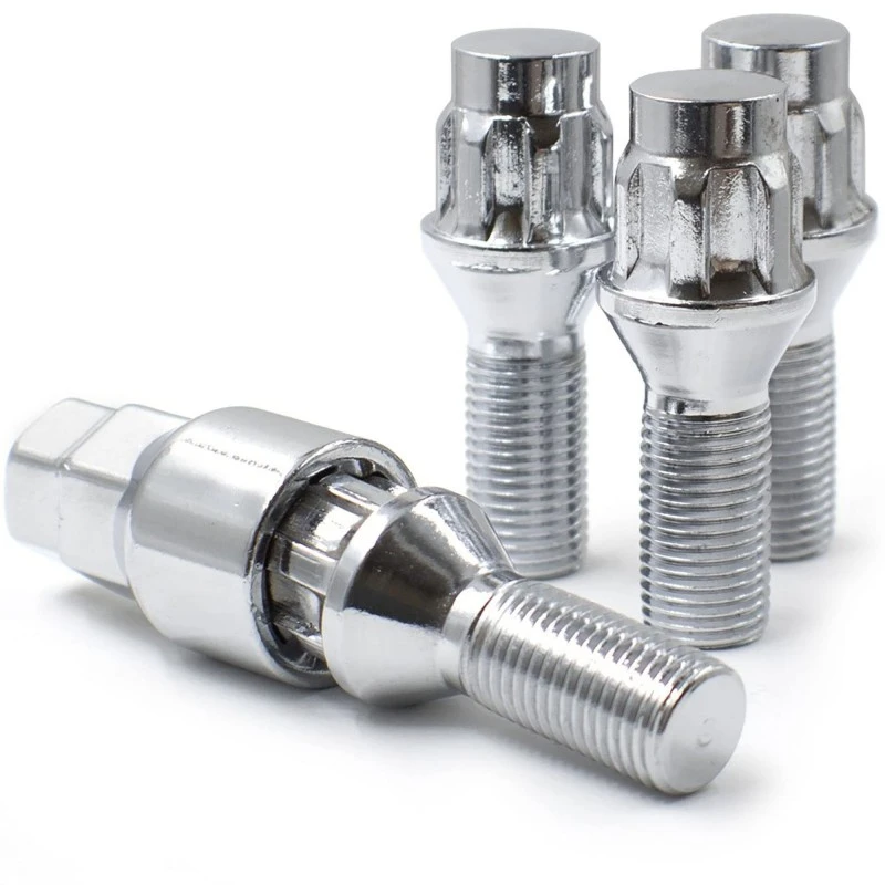 Bu lông vấu bánh xe hình nón có khóa M12x1.5 Bu lông vấu bánh xe hình nón có khóa M12x1.5